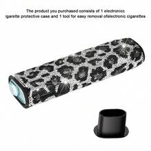 BLBLBL 1組多色豹紋時尚性感亮面防摔軟電子煙保護殼，專為第七代 IQOS ILUMA I ONE 設計，適合日常使用或作為禮物 - 彩色 - 查看 21