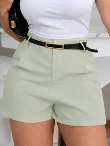 Women Shorts - Verde claro - Ver 2