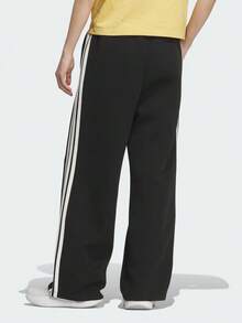 Adidas 女款 NYR WIDE KN PNT 運動針織長褲 KR0418 - 黑色 - 查看 3