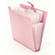 1pc 5-Layer Random File Storage Bag Folder - Sets - View 4