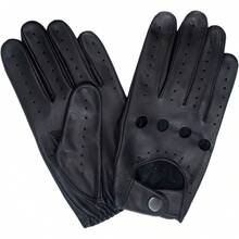 M&H Since 1978 Driving Gloves For Men - Mens Leather Car Gloves - Medium - View 12