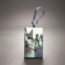 1pc Cat Funny Print Portable Ashtray With Pull-Up Design, Cat Reminder Pattern, Ashtray Gift - One Size Fits All - View 10