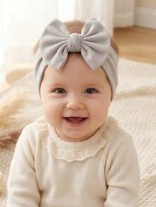 4pcs Bow Knot Elastic Soft Headbands, Pretty Girls Headbands Suitable For Daily Wear And Matching - Multicolor - View 7