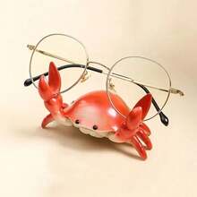 1pc Multifunctional Crab Shaped Desktop Organizer Phone Stand Pen Holder Glasses Rack Jewelry Tray Cute Office Decor Home Desktop Accessory Unique Gift For Men And Women Study And Workstation Supplies (Fashionable Space-Saving) - Multiple Styles - View 2