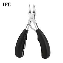 1/3/4pcs Black Handle Pedicure Set, Includes Large And Small Nail Clippers, Cuticle Scissors, Foot Scraper And Nail File, Comprehensive Care For Nails, Thick Toenails And Calluses, Suitable For Elderly, Pedicurists Daily Use, Ideal Gift For Men - Multicolor - View 8
