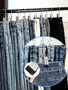 Multi-Functional Heavy Duty Coat Hanger Hooks, Clothespin With Hook Laundry Spike,Portable Hanging Clothespin,Closet Organizer,Hat Pants Storage Hook,Travel Hook,Clothes Hanger Decoration Autumn Decoration,Holiday Decoration,Home Decoration - Multicolor - View 4