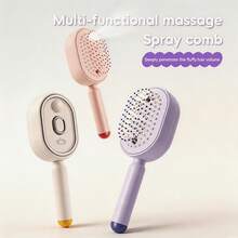 ICEWLESS Multifunctional Nano Mist Hair Brush, Portable Scalp Massager & Styling Comb, Creates Smooth Shiny Hair, Hydrating Hair Care Tool, Suitable For Daily Use, Easy To Clean, For Women, 300mAh - Multicolor - View 2