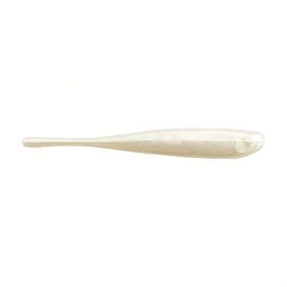 PowerBait Pro Twitchtail Minnow Fishing Bait, Pearl White, 3in 8cm, Irresistible Scent And Flavor, Realistic Profile, Ideal For Bass, Walleye, Trout And More