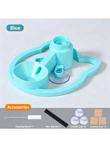 1set Pet Water Dispenser, Automatic Flow, Suitable For Most Water Bottles As Pet Cups, Suction Cup Fixed Automatic Water Bowl, Suitable For Cats And Dogs, No Filter Needed, No Electricity Required For Automatic Flow(Excluding Water Bucket) - Multicolor - View 5