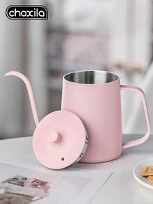 choxila 3/8/13/15pcs Pink Coffee Set With Black Storage Box, Pour Over Coffee Set, Can Brew 2-4 Cups Of Coffee, Suitable For Home Gathering, Holiday Gift, Coffee Set, Coffee Accessories, Applicable To Living Room, Office, Bedroom - Pink - View 4
