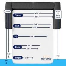 Sofa Bed Mattress - White - View 4