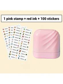 1pc Personalized Name Stamp, Business Use, Custom Clothing Name Stamp, Handwritten Signature Stamp, Personalized Garment Stamp, DIY Custom Cartoon Automatic Ink Name Stamp, Waterproof Clothing Stamp, Back To School, Daycare Labels - one-size - View 32