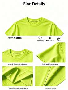 Women T-Shirts - 青檸色 - 查看 2