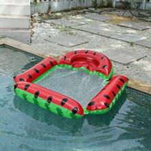Cama Flutuante Inflável em Formato de Fruta, Rede de Entretenimento Aquático, Espreguiçadeira Individual, Cama Flutuante Dobrável, Essencial de Verão (Estilo/Cor Aleatório) - Multicolorido - Visão 9