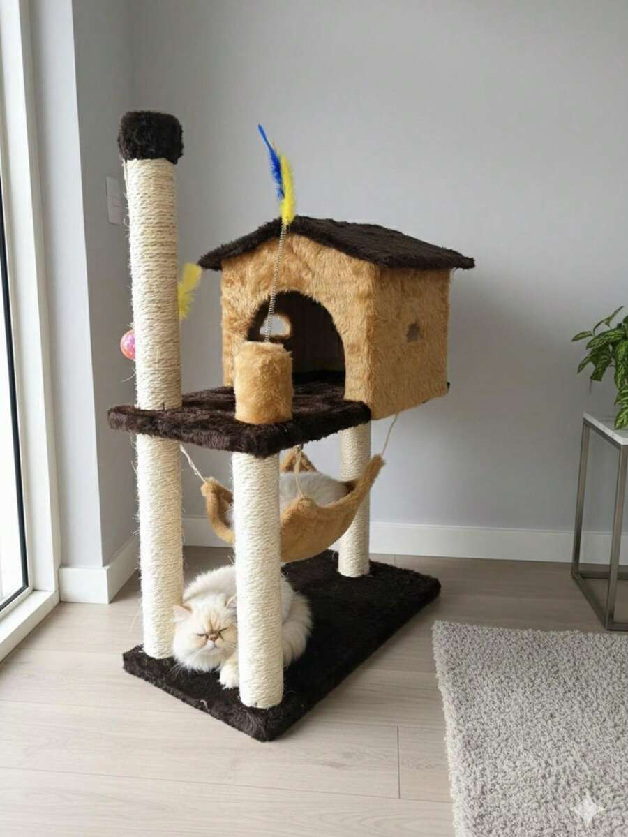 Cat Trees & Condos - Rostbraun - Übersicht 1