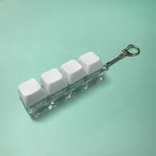 1 pieza Llavero creativo con tecla de teclado, juguete de escritorio con clic nítido y colorido, alivia el estrés y la ansiedad, decoración de oficina divertida, opción de regalo única - Botón - Ver 7
