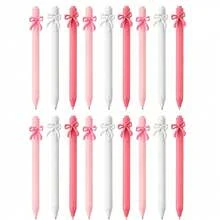 6/12/18pcs Bowknot Ballpoint Pens, Decorated With Cute Pink Bows, Girls Gift, Party Favors, Birthday Gift, Holiday Gift, Wedding Favors, School And Office Supplies - Multicolor - View 11