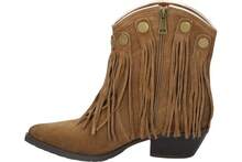 Women Ankle Boots & Booties - 棕色 - 查看 4