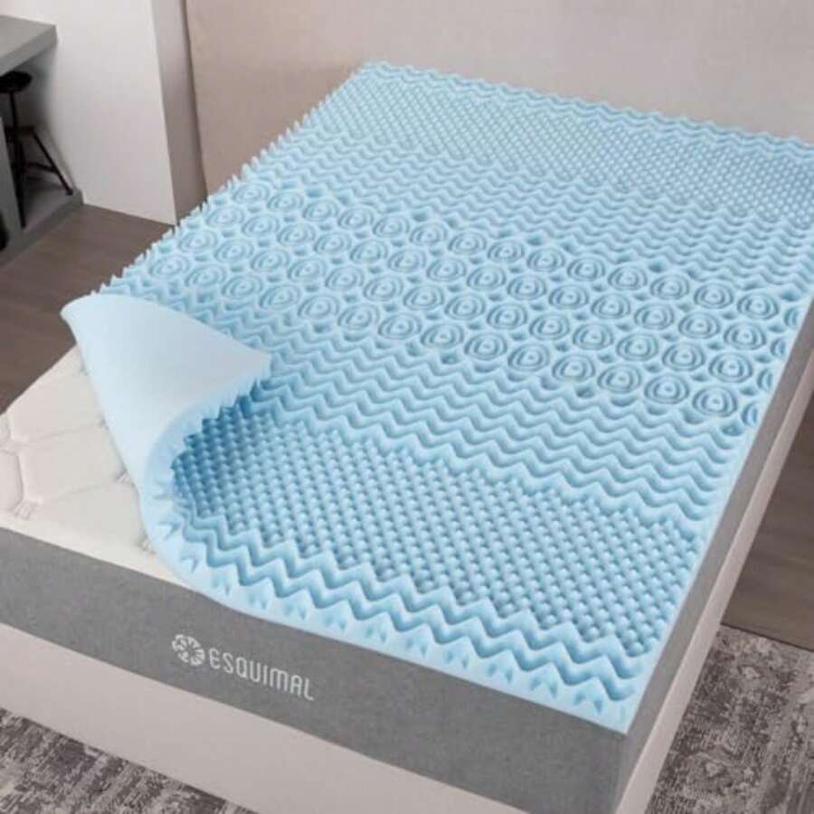 Mattress Toppers - Blue - View 1