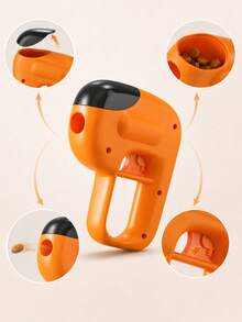 Dog Treat Launcher, Handheld Treat Thrower, Easy-To-Fill Design And Interactive Reward Function, Suitable For Dog Training, Active Play And Bonding Toy - Multicolor - View 4