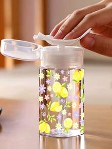 Travel Pump Dispenser Bottle, Portable Refillable Leakproof Cosmetic Container For Makeup Remover, Toner & Skincare - Multicolor - View 4