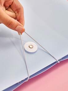 Back To School Essential A4 30-Page Transparent Pocket Folder With Snap Closure, Student Document Organizer For Test Papers, Study Materials, Sheet Music, Songbooks, Certificates Collection - Single Piece - View 5