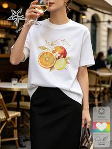 Women T-Shirts - 白色 - 查看 1