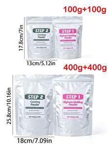 200g/800g 3D Hand Casting Powder, Suitable For Couples And Families, DIY Plaster Mold Kit, Used For Making Souvenirs, Hand Casts, Valentine's Day Gifts, Mother's Day Gifts, Personalized Gifts, Home Decor - Powder - View 3