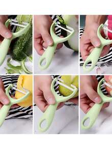 2pcs Peeler Set, Thin Skin Peeler To Reduce Waste, Ergonomic Handle Kitchen Tool, Suitable For Carrots And Potatoes - Multicolor - View 8