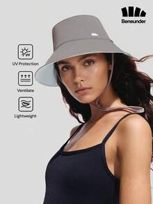 Beneunder Women's Reversible Bucket Sun Hat AL501 - Dark Grey - View 1