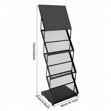 YUNRUX Foldable Brochure Stand, Magazine Rack For Trade Fairs And Exhibitions, Magazine Stand - 1PC - View 2