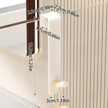 Multifunctional Over The Cabinet Door Hooks Heavy Duty Kitchen Storage Hooks, Perfect For Kitchen Cabinet Organization, Hang Dish Cloths, Cutting Boards, Mini Pots, Cooking Gadgets, Suitable For Kitchen Cupboard Door, Save Counter Space - Multicolor - View 14