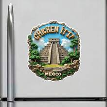 Chichen Itza Kukulkan Pyramid And The Spirit Of The Maya Magnet Where The Ancient Stones Whisper Celestial Tales Keepsake For All Metal Surfaces Throughout The Home - A - View 2