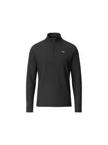 Puma [حزمة] جاكيت كلاسيكي للنساء باللون الأسود + جاكيت سليبستريم بريميوم كلاودسبون للنساء بسحاب 1/4 باللون الأسود - الأسود - مشاهدة 3