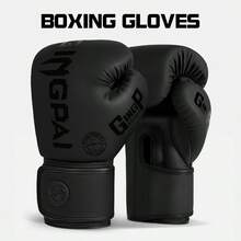 GINGPAI Boxing Gloves For Sanda, Combat Sports, Adult And Youth Training, Unisex Muay Thai Fighting - Multicolor - View 2