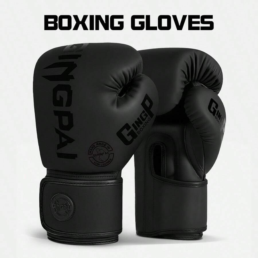 GINGPAI Boxing Gloves For Sanda, Combat Sports, Adult And Youth Training, Unisex Muay Thai Fighting