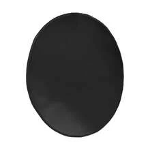 30In Round Fire Pit Mat Fiberglass Black Free Standing - A - View 4