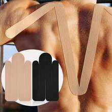5PCS Kinesiology Tape For Shoulder & Neck, Shoulder & Neck Tape Precut, Breathable & Elastic Kinesiology Athletic Tape For Shoulder & Neck Support - Multicolor - View 4