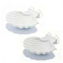 Hamaca con forma de concha para peces betta con ventosa fuerte, estante móvil para descanso de peces, adecuado para decoración de peces y camarones, hábitat de peces duradero, decoración de acuario, se ajusta a todos los acuarios - A - Ver 8