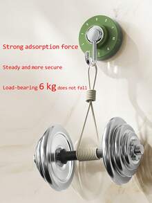 1/3pcs Suction Cup Hook Set, Movable Hook, Vacuum Drill-Free Hook, Minimalist Versatile Style, Fashionable Design, Can Be Installed On Glass Bathroom Shower Door, Bathroom Tile, Mirror And Other Surfaces, Removable And Reusable - A - View 5