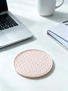 1pc Cute Heat-Resistant Coaster, Car Interior Insulation Pad, Car Center Console Cup Holder Decor, Suitable For Any Occasion, Perfect For Valentine's Day, Labor Day, Easter And Various Holiday Celebrations - Style a - View 6