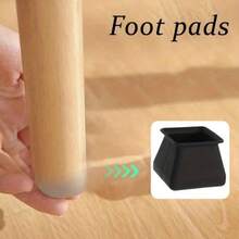 10/20pcs Large Thick Silicone Table & Chair Leg Pads, Non-Slip Furniture Floor Protectors, Suitable For All Floor Types, Effectively Prevent Scratches & Dents, Easy Installation - Multicolor - View 4