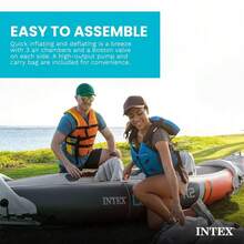 2Person Inflatable Kayak Set, Dakota K2 With 86in Oars And Pump - As Illustrated - View 6