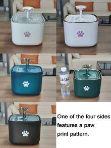 3L/101.45ozPet Water Fountain For Cats And Dogs, Automatic Drinking Fountain With Filter, Quiet Water Circulation System, Large Capacity Cat Water Dispenser, Easy To Clean(Replacement Filters Can Be Purchased Separately) - 3L - View 11