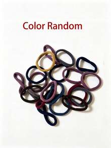 20/50/100pcs Basic Hair Ties, High Elastic Rubber Bands, Minimalist Seamless Hair Accessories Suitable For Women. Fashionable, Comfortable High Elasticity Rubber Rings, Durable, High Tensile Strength Reusable, Can Be Used For Ponytails. This High Elastic Hair Tie Is Very Gentle On Hair, Won't Damage Hair Quality. Suitable For Daily Wear. - Basic Hair Tie - View 16