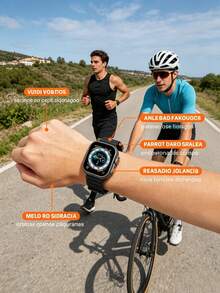 ONEEKA Smart Watches - Orange - View 3