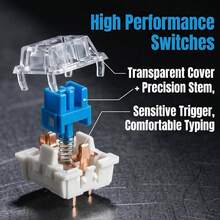 Keyboard Switches 50pcs/90pcs/100pcs 3-Pin Tactile Mechanical Keyboard Switches With Switch Puller And Cleaning Brush DIY Customizable Hot-Swappable Keyboard Replacement Switches - View 4