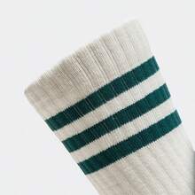 2 Pairs Adidas Unisex Solid Color Breathable Comfortable Mid-Calf Socks, Sportswear Light Ankle Socks, Antibacterial Odor-Resistant Athletic Socks - Crew Socks - View 7