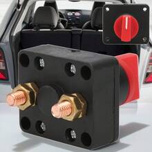 Universal Battery Disconnect Switch. This 300A Rotary Power Isolator Is Suitable For Cars And Trucks, With On/Off Function, Effectively Protecting The Battery And Preventing Battery Drain. It Is An Ideal Gift For Car Enthusiasts. - Battery Power Switch - View 1