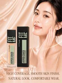 Maybelline Custom Foundation Flawless Versión 103, Tamaño Completo 30ml, Muestra 18ml, Textura Ligera y Adherente, Alta Cobertura, Larga Duración, Resistente a la Opacidad - Base de maquillaje personalizada impecable 103 - Ver 3